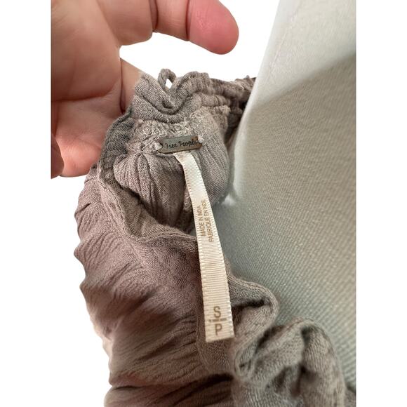 Free People Endless Summer Extratropical Maxi Dress Size Small Taupe - Picture 6 of 9